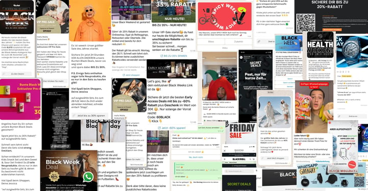 Black Friday WhatsApp message collage (1)