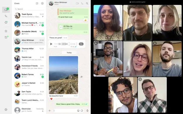 Mac WhatsApp Messenger app