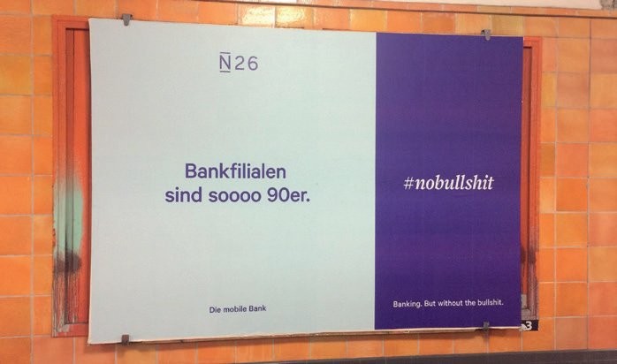 N26 nobullshit campaign