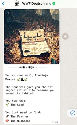 WWF-WhatsApp-game-letter-monospace-font-charles