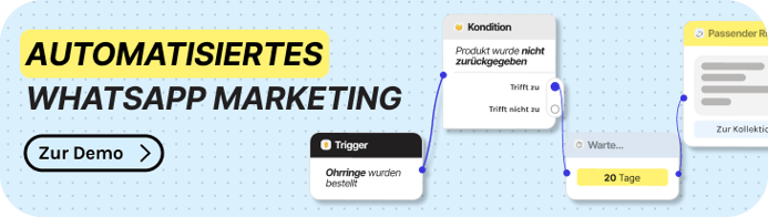 Automatisiertes WhatsApp Marketing jetzt in einer Demo kennenlernen