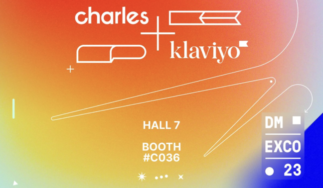 charles x Klaviyo at DMEXCO 2023