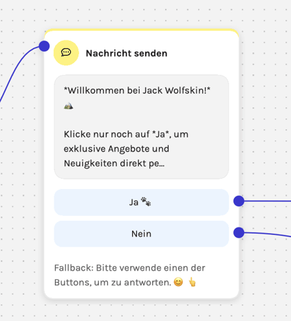 WhatsApp double opt-in GDPR Jack Wolfskin charles