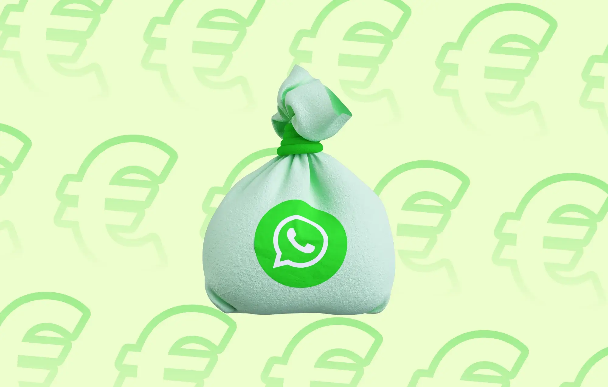 Wie man mit WhatsApp Geld verdient Blogbild: Geldbeutel mit WhatsApp-Logo | charles